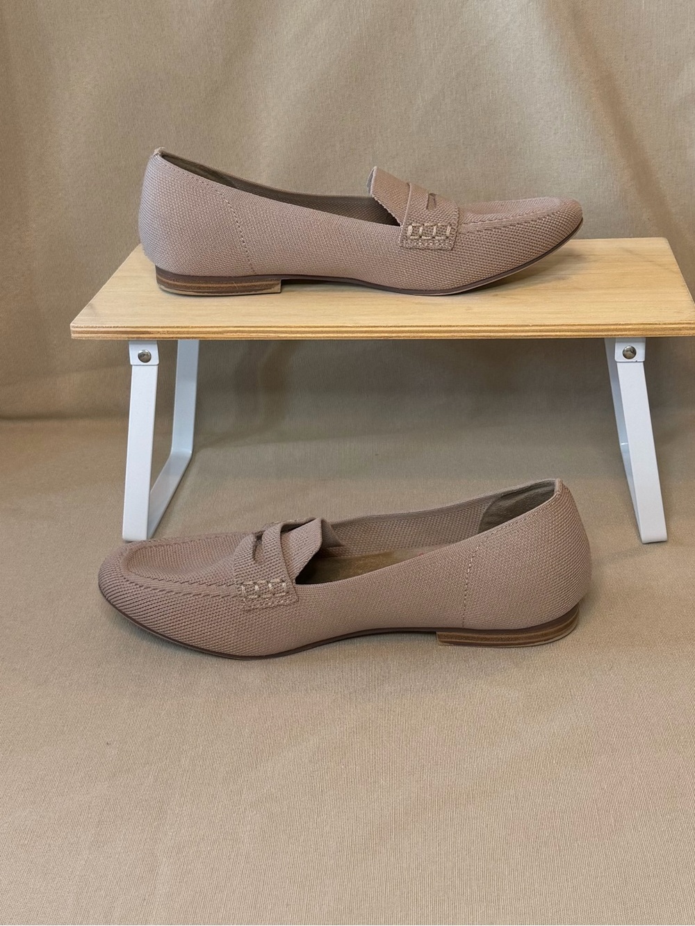 Jellypop Women's Blush Taupe Slip-On Loafers - Picture 1 of 4